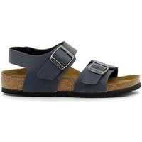 birkenstock 1003355 sandals kid blue boyss childrens sandals in blue