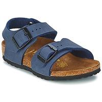 birkenstock new york boyss childrens sandals in blue