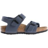 Birkenstock New York BF Nubuck Navy boys\'s Children\'s Sandals in multicolour