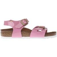 birkenstock rio kids bf patent cashmere rose girlss childrens sandals  ...