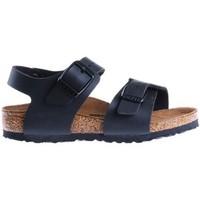 birkenstock new york kids bf black girlss childrens sandals in brown