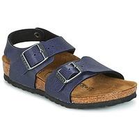 birkenstock new york boyss childrens sandals in blue