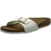 Birkenstock Madrid Birko-Flor white/gold