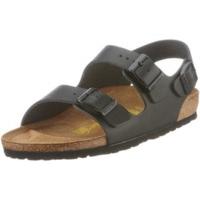 birkenstock milano smooth leather black