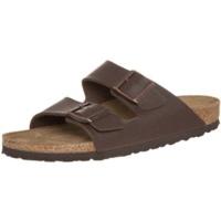 birkenstock arizona birko flor dark brown