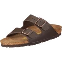 Birkenstock Arizona Natural Leather dark brown