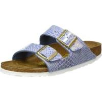 birkenstock arizona birko flor shiny snake sky