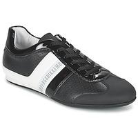 bikkembergs springer 99 leather mens shoes trainers in black