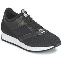 bikkembergs runn er 622 leather mens shoes trainers in black