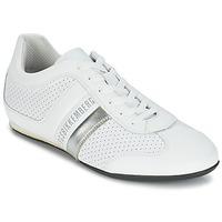 bikkembergs springer 98 leather mens shoes trainers in white