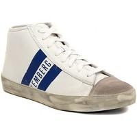 bikkembergs twentifive mid white mens shoes high top trainers in multi ...