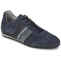 bikkembergs springer 99 mens shoes trainers in blue