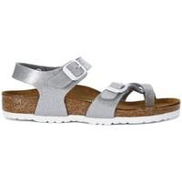 birkenstock taormina silver mens sandals in white