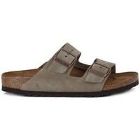 Birkenstock Arizona Suede Leather men\'s Mules / Casual Shoes in Brown