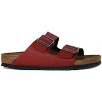 birkenstock arizona bordeaux mens shoes in multicolour