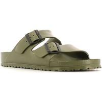 birkenstock 129491 sandals man kaki mens sandals in green