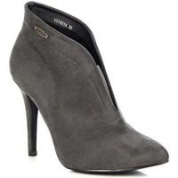 big star szare ocieplane v274014 womens low ankle boots in grey