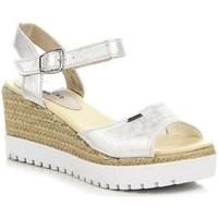 big star biaosrebrne espadryle na w274551 womens sandals in white