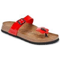 Birki\'s FLEUR women\'s Flip flops / Sandals (Shoes) in red