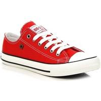 big star czerwone ptrampki t274020 womens shoes trainers in red
