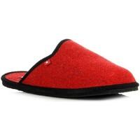 Big Star Czerwone Laczki Domowe Lekkie D267805 women\'s Slippers in red