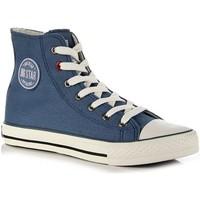 Big Star E Wysokie T274031 women\'s Shoes (High-top Trainers) in blue