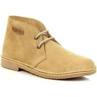 big star owe skrzane w273006 womens low ankle boots in beige