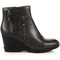 big star szare ocieplane v274204 womens low ankle boots in black