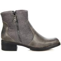 Big Star Szare Nieocieplane V274259 women\'s Low Ankle Boots in grey