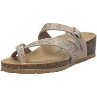 bionatura 12a456 flip flops womens flip flops sandals shoes in beige