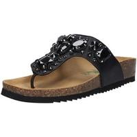 Bionatura 11agadir Flip Flops women\'s Flip flops / Sandals (Shoes) in black