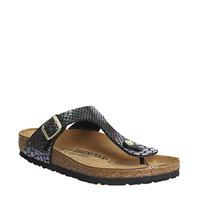 Birkenstock Toe Thong Footbed SHINY SNAKE MULTI