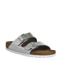 Birkenstock Arizona Two Strap SILVER LEATHER