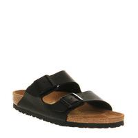 birkenstock arizona two strap black birko flor