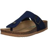 bionatura 11a902 flip flops womens flip flops sandals shoes in blue