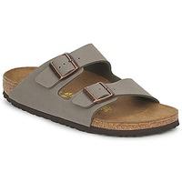 birkenstock arizona womens mules casual shoes in grey