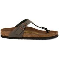 birkenstock gizeh stone womens flip flops sandals shoes in multicolour