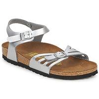 birkenstock bali womens sandals in silver