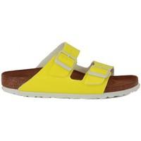 Birkenstock Arizona Yellow Neon women\'s Mules / Casual Shoes in Yellow