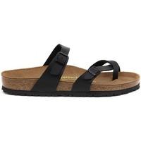 birkenstock 071791 womens flip flops sandals shoes in brown