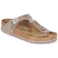 Birkenstock GIZEH women\'s Flip flops / Sandals (Shoes) in BEIGE