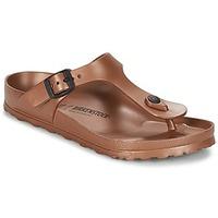 birkenstock gizeh eva womens flip flops sandals shoes in brown