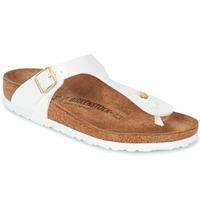 Birkenstock GIZEH women\'s Flip flops / Sandals (Shoes) in white