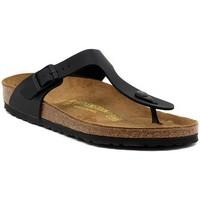 birkenstock gizeh schwarz womens flip flops sandals shoes in multicolo ...