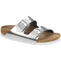 birkenstock 1005961 sandals women womens mules casual shoes in silver