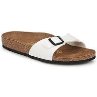 birkenstock madrid womens mules casual shoes in white