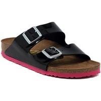 birkenstock arizona schwarz womens mules casual shoes in multicolour