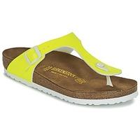 Birkenstock GIZEH women\'s Flip flops / Sandals (Shoes) in yellow