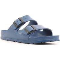 birkenstock 129433 sandals women womens mules casual shoes in blue