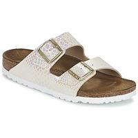 birkenstock arizona womens mules casual shoes in gold